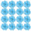 30 Stück Chiffon PP Handnähte Blau 2