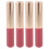 4 lip glosses, applicator for lipstick and concealer 1