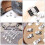 50 Damenschuhclips mit flachen Clips 3