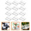 12 Acryl-Kartenhalter, Tischnummernhalter, transparent 3