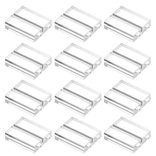 12 Acryl-Kartenhalter, Tischnummernhalter, transparent 1