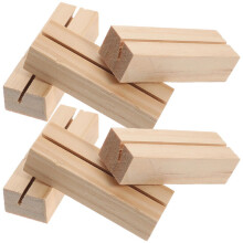 30 Tischhalter aus Holz für Fotos und Dekoschilder
