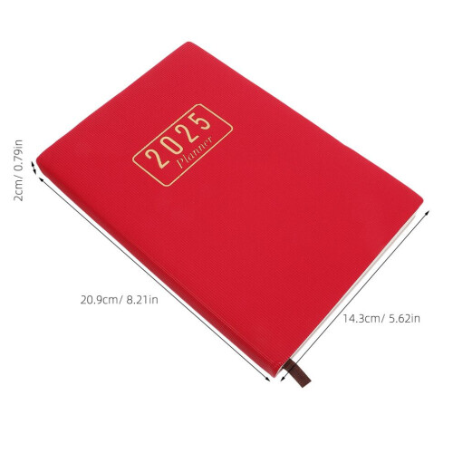 Kleine, wiederverwendbare Notizbücher/Planer, rot, 1 Set 1