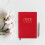 Kleine, wiederverwendbare Notizbücher/Planer, rot, 1 Set 4