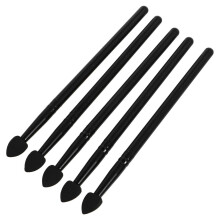 5-teiliges Set Silikon-Lidschattenpinsel, Quarz-Gel-Lippenwerkzeug