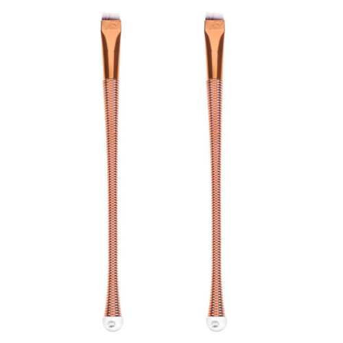 2 thin, flat eyeliners for eyebrow makeup