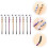 9 Eyebrow and Eyelash Comb for Makeup, Light Brown 4