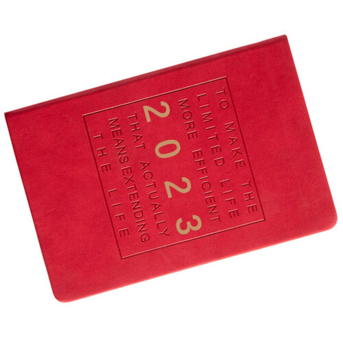 Terminplaner, Kalender, Notizbuch, Rot 1