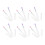 6 silicone lip brushes with caps, eyeshadow stick, spoon 1