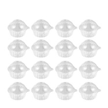 1 set/100 uilvormige cupcakevormpjes, transparant