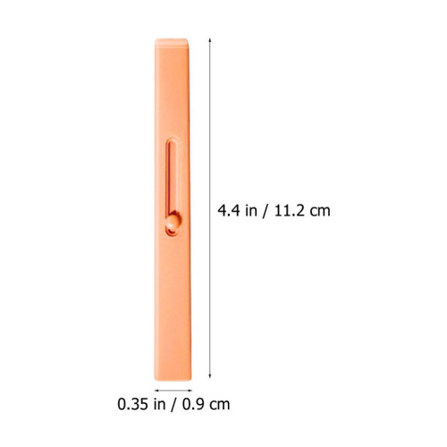 1 pc Portable Extendable Lip Brush Lipstick Applicator Warm Orange 1