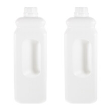 2 auslaufsichere Wasserkanister mit Verschlüssen für Chemieanlagen