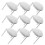 50pcs White Plastic Pizza Tripod Support Stand for Serving 1
