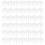 100 plastic tripod pizzas, stackable, for takeaway 1