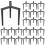 200 reusable plastic pizza stands, tripod, stackable 1