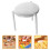 50pcs White Plastic Pizza Tripod Support Stand for Serving 3