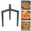 200 reusable plastic pizza stands, tripod, stackable 4