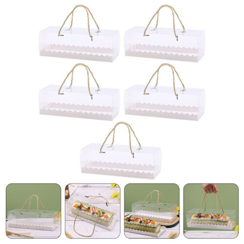 5 moldes transparentes para galletas, muffins y postres 2