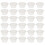 100 voedselcontainers met deksels, salade- en sauscontainers 1