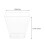 50 transparent trapezoidal dessert/appetizer cups 3