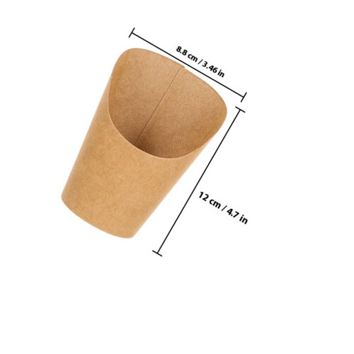 50 wegwerp-snackdoosjes van eiwitschuimpapier. 1