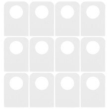 Worgeous Packung mit 500 runden Lochmarkierungen 3,20 x 2,30 x 0,03 cm Transparent
