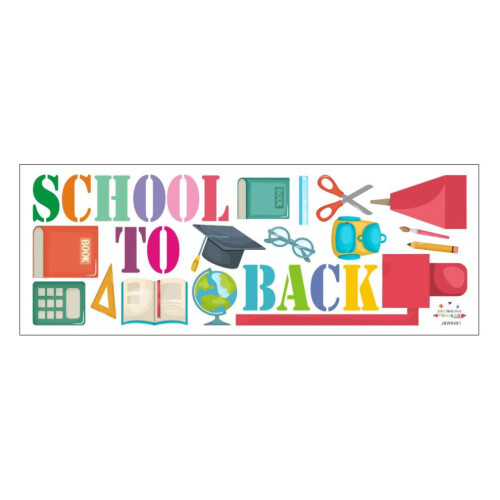 1 wall sticker for elementary school, PVC