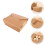 30 simple burger packaging boxes, picnic containers, khaki 3