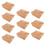 30 simple burger packaging boxes, picnic containers, khaki 2