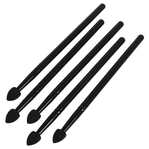 5pcs Silicone Eyeshadow Brush Quartz Gel Lip Tool 2