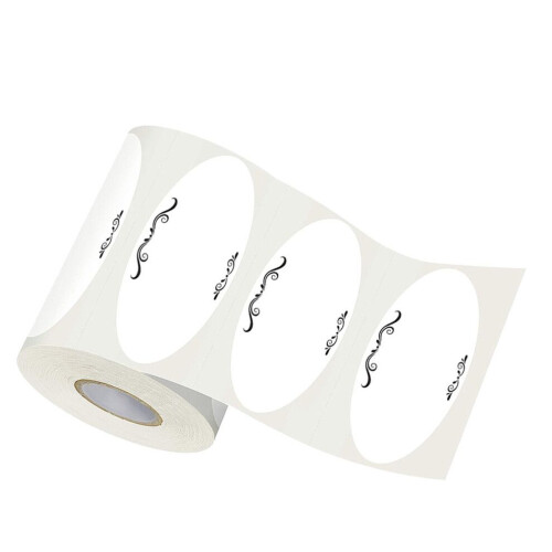 Canned Label Travel Labels Stickers Container Blank Labeling