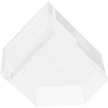 Transparenter Acryl-Schildhalter, Tischnummer, Hochzeitsempfang, geneigt