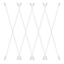 2 varillas de tracción para persianas, ajustables, para cortinas, accesorios