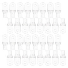 50 st. draglina för persienn, 10 mm, genomskinliga plastfästen