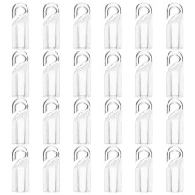 Juego de 8 varillas de plástico para persianas, verticales, color blanco