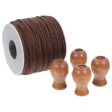 50 piezas de repuesto para cordón de persiana de 10 mm, soportes de plástico transparente