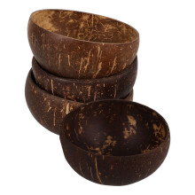 Cuenco de cáscara de coco, cuenco natural para servir, frutero 1