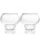 2 transparente Cocktailbecher, Pudding- und Dessertbecher 2