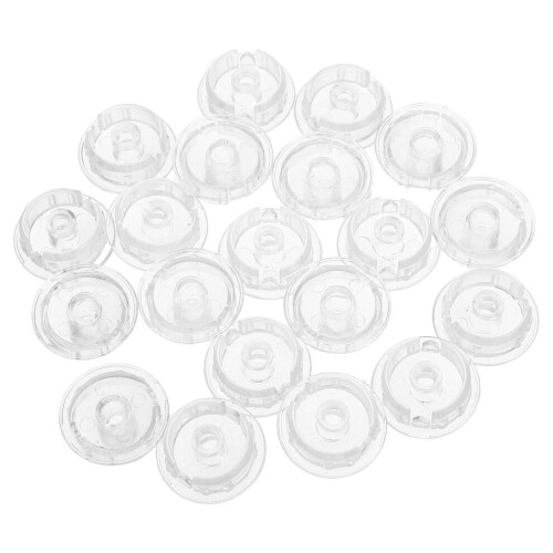 Transparent bottenlistklämma för trä- och träimitationspersienner