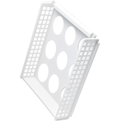 3pcs Foldable Laundry Trays Plastic White For