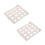 2-teiliges, stapelbares Hemden- und Pullover-Organizer-Set, beige 1