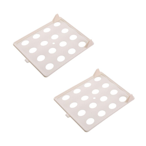 2-teiliges, stapelbares Hemden- und Pullover-Organizer-Set, beige