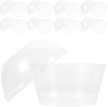 Cuenco con borde dorado 1 para servir ensalada de frutas y otros platos