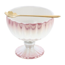 Cuchara para helado plateada, 1 juego