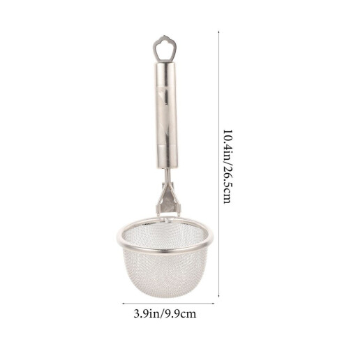 Sieve spoon with insert for draining noodles and soup 1