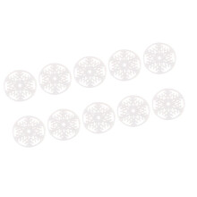 Platzset aus Vliesstoff, 20 Stück, 3,9 x 3,9 x 0,1 Zoll