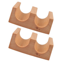 2 stuks houten sushi-tacohouders – U-vormig voor thuis en restaurants