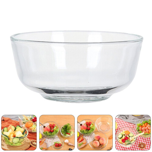 Transparente Schüssel für Salat und Dessert 2