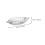 Eisglasschale Saft Salat Dessert transparent 2