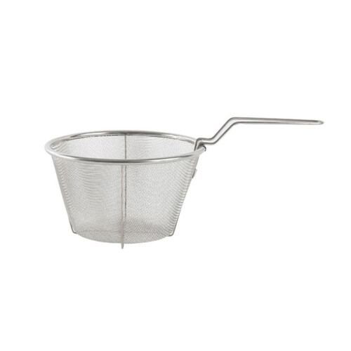 Foldable fryer basket for chicken and snacks, mesh container